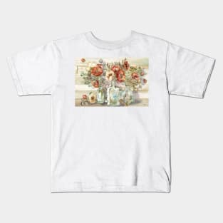 Spice Poppies And Eucalyptus In Bottles Landscape Kids T-Shirt